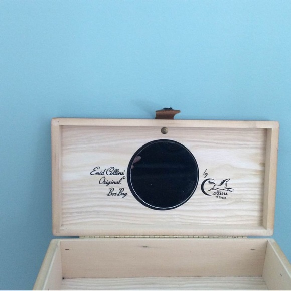 Sac à mains bois « Enid Collins » Original box bag - Picture 8 of 8
